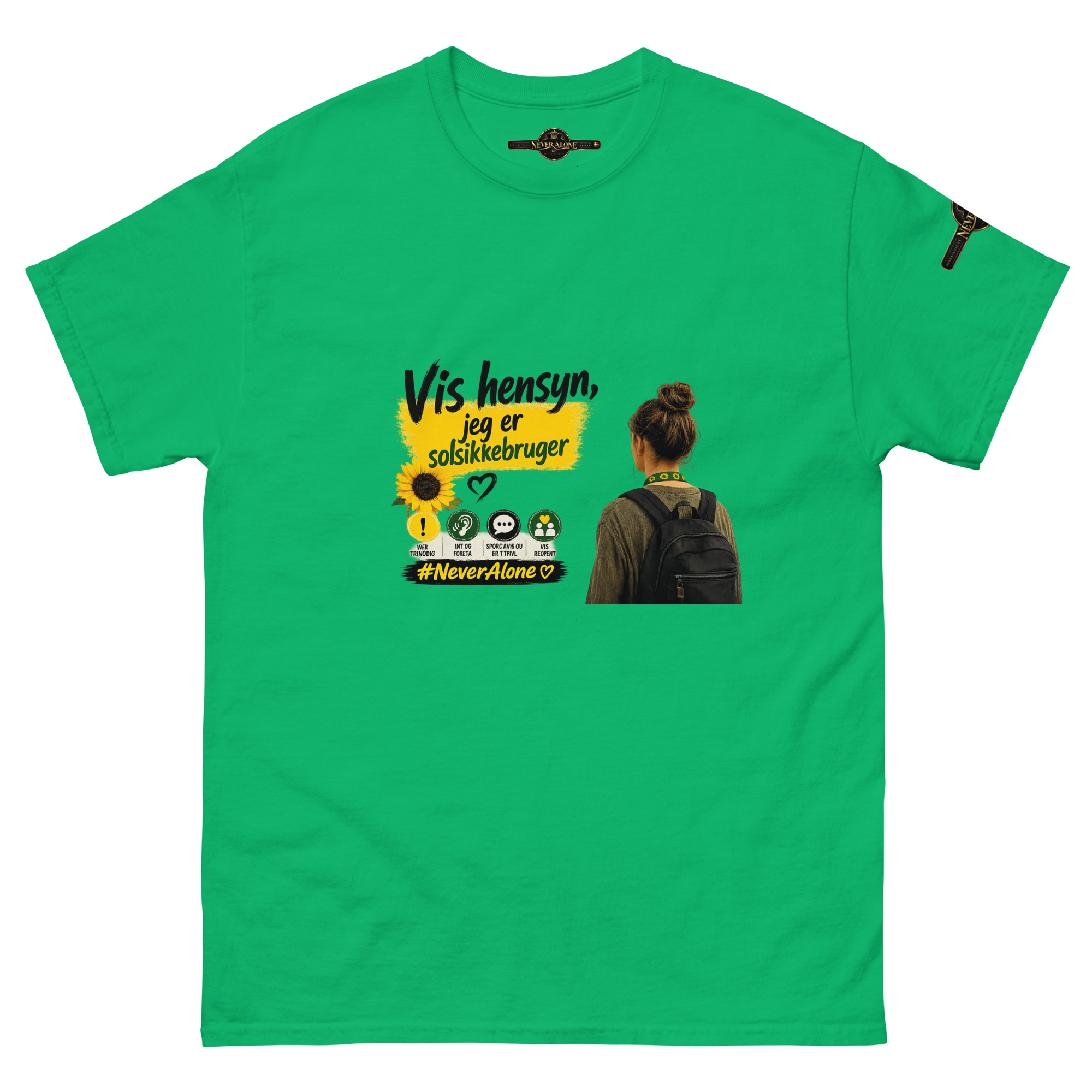 solsikkebruger t-shirt - Billede 12