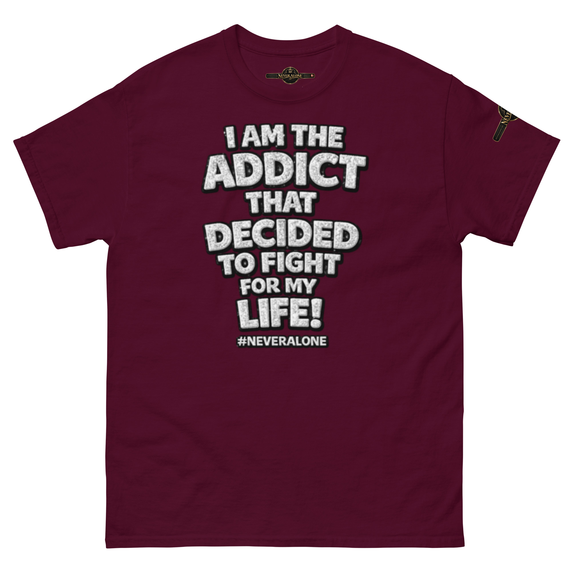 i am The addict T-shirt - Billede 2
