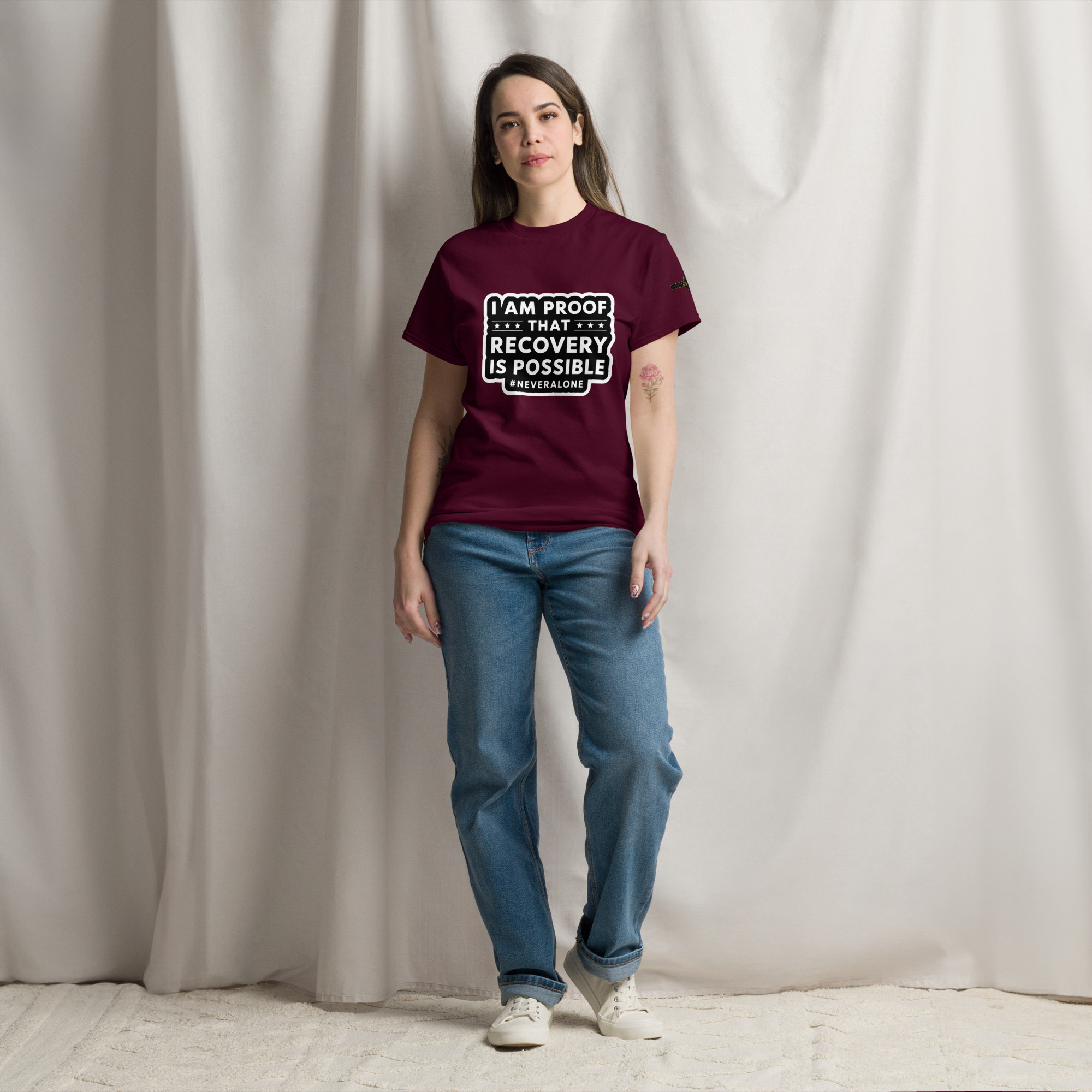 i am The addict T-shirt - Billede 2