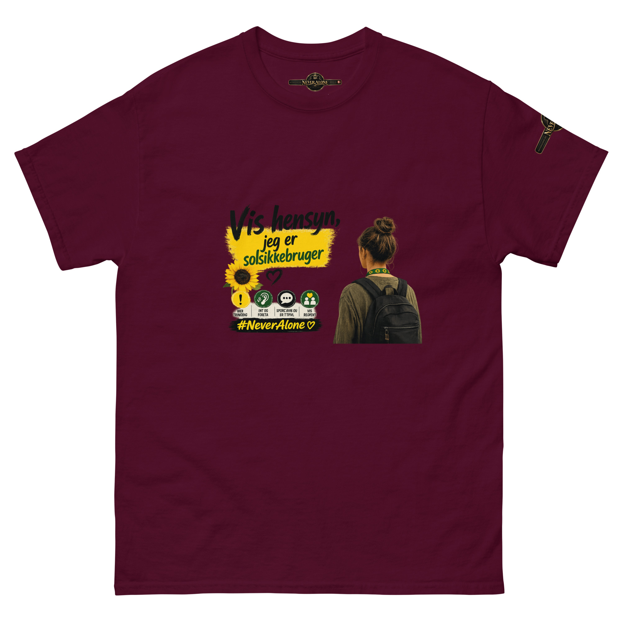 solsikkebruger t-shirt - Billede 2