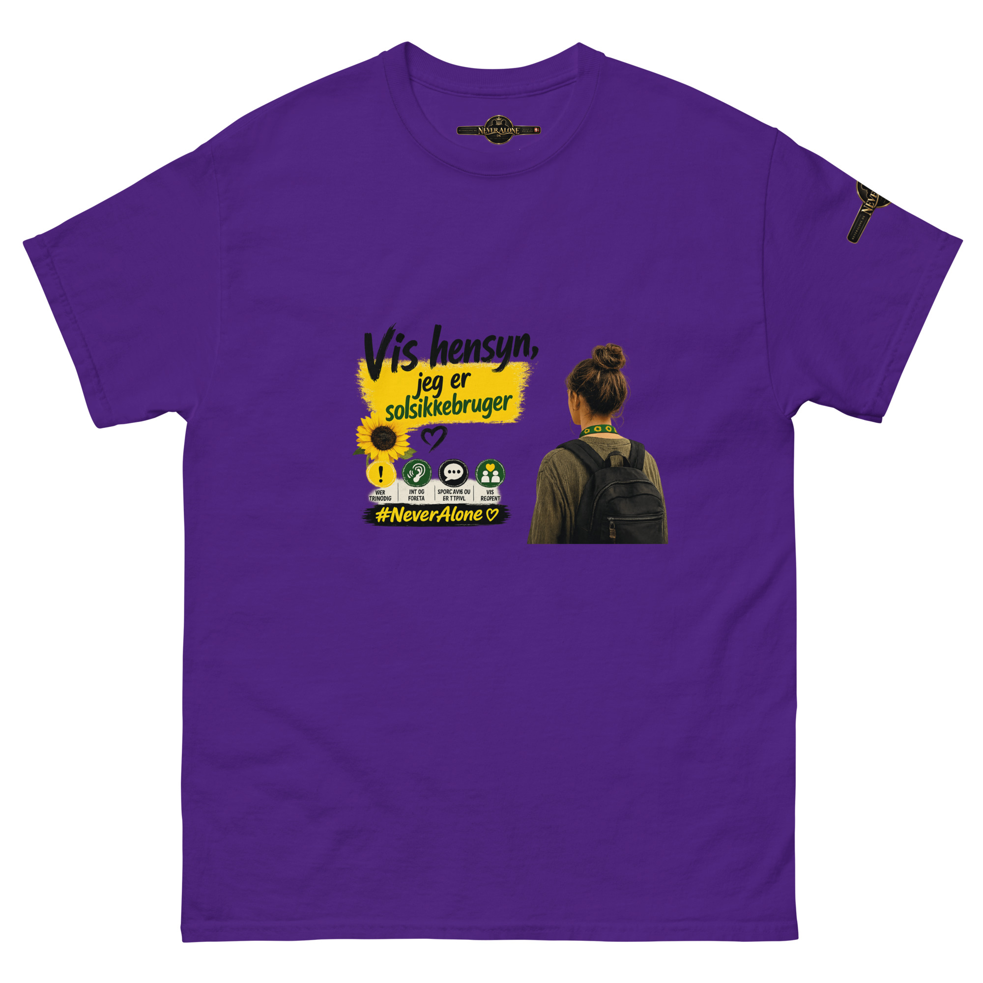 solsikkebruger t-shirt - Billede 4