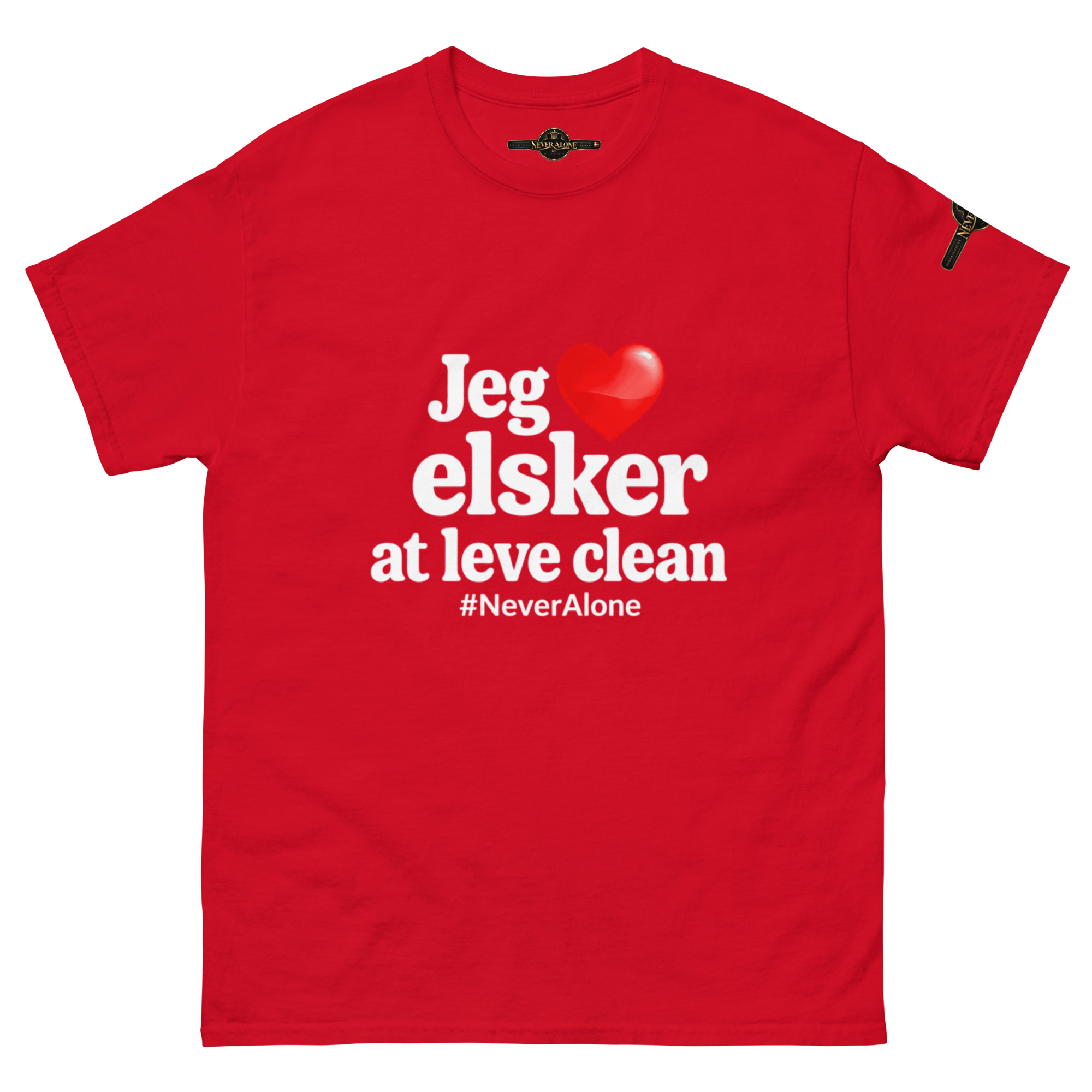 jeg elsker og leve clean t-shirt - Billede 6