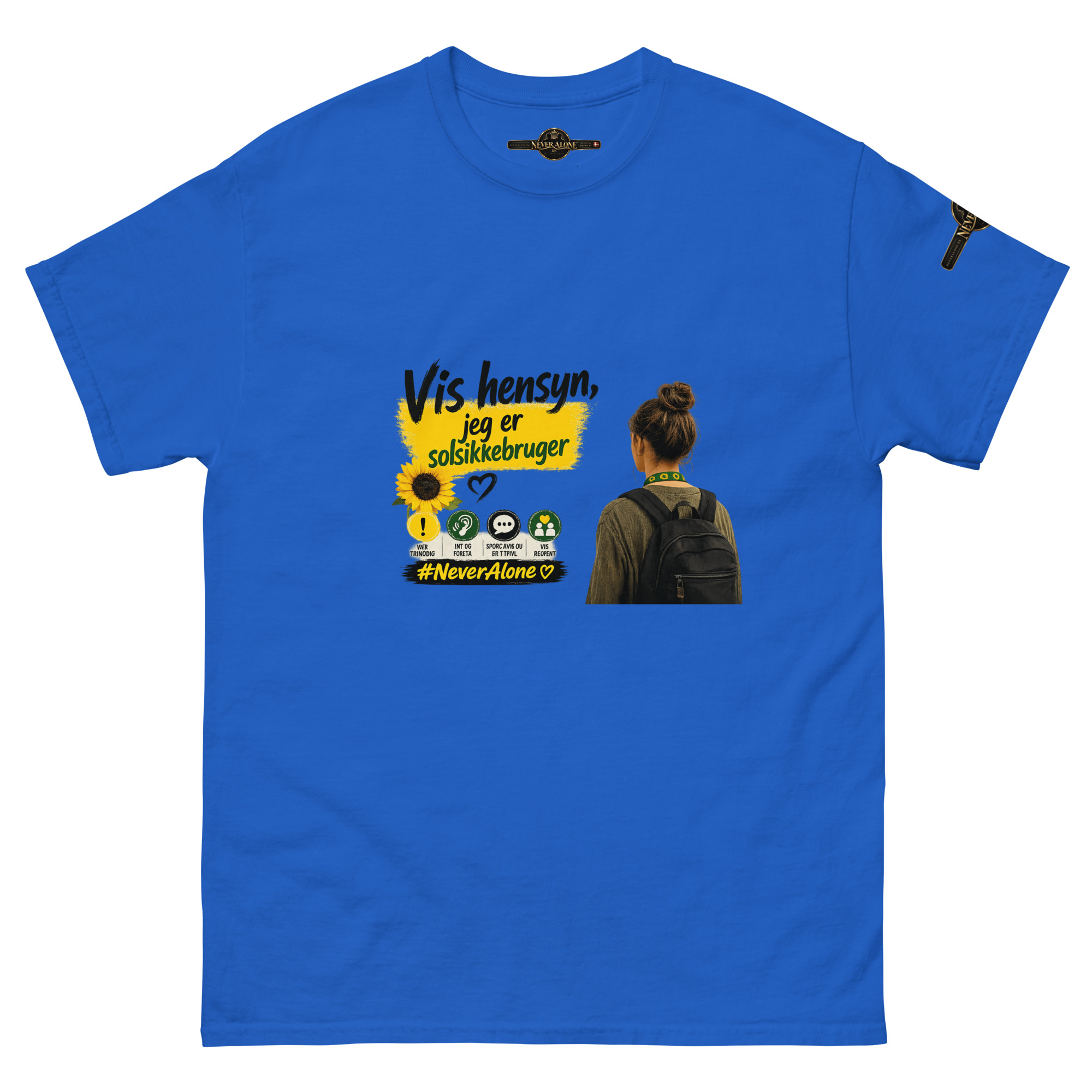 solsikkebruger t-shirt - Billede 8