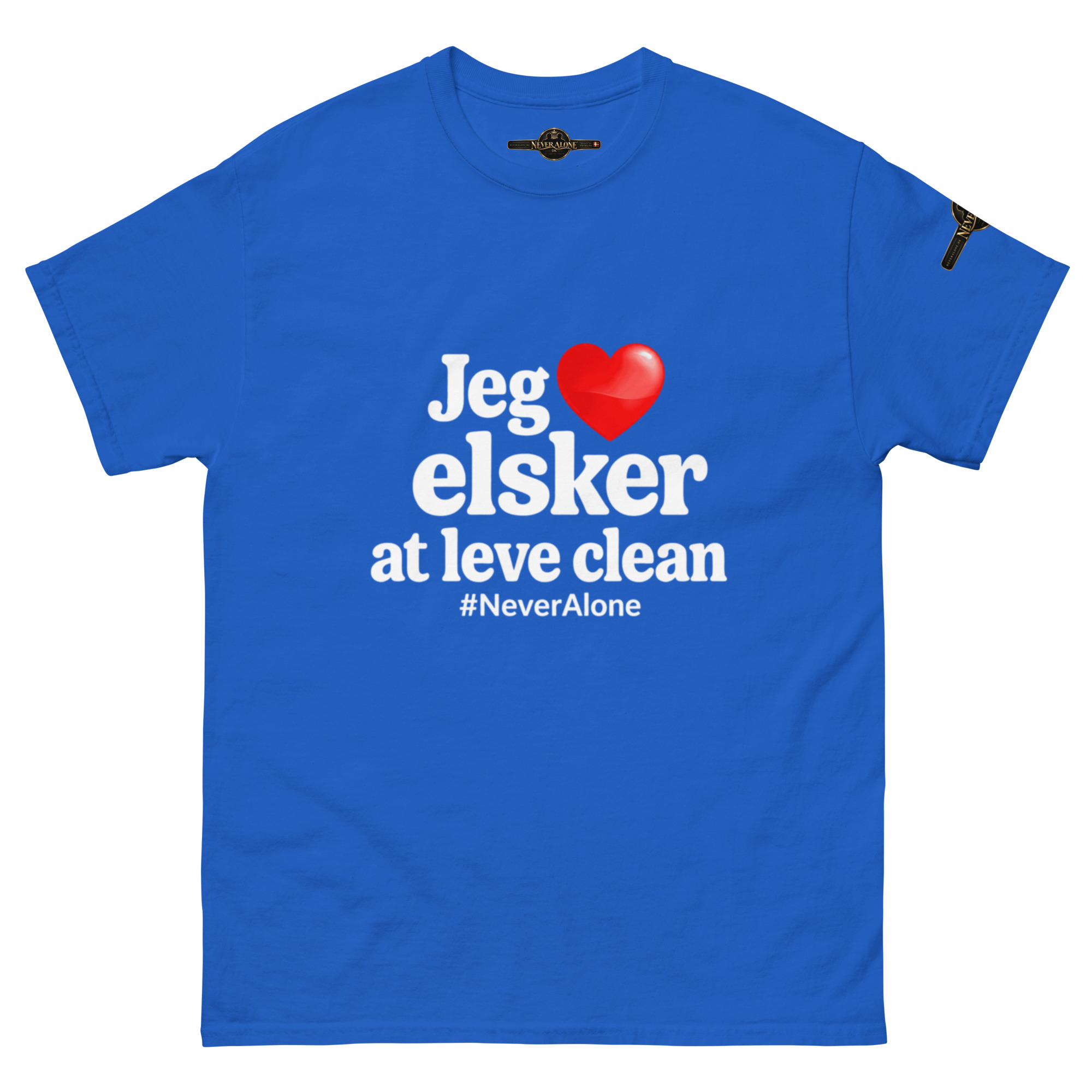 jeg elsker og leve clean t-shirt - Billede 8