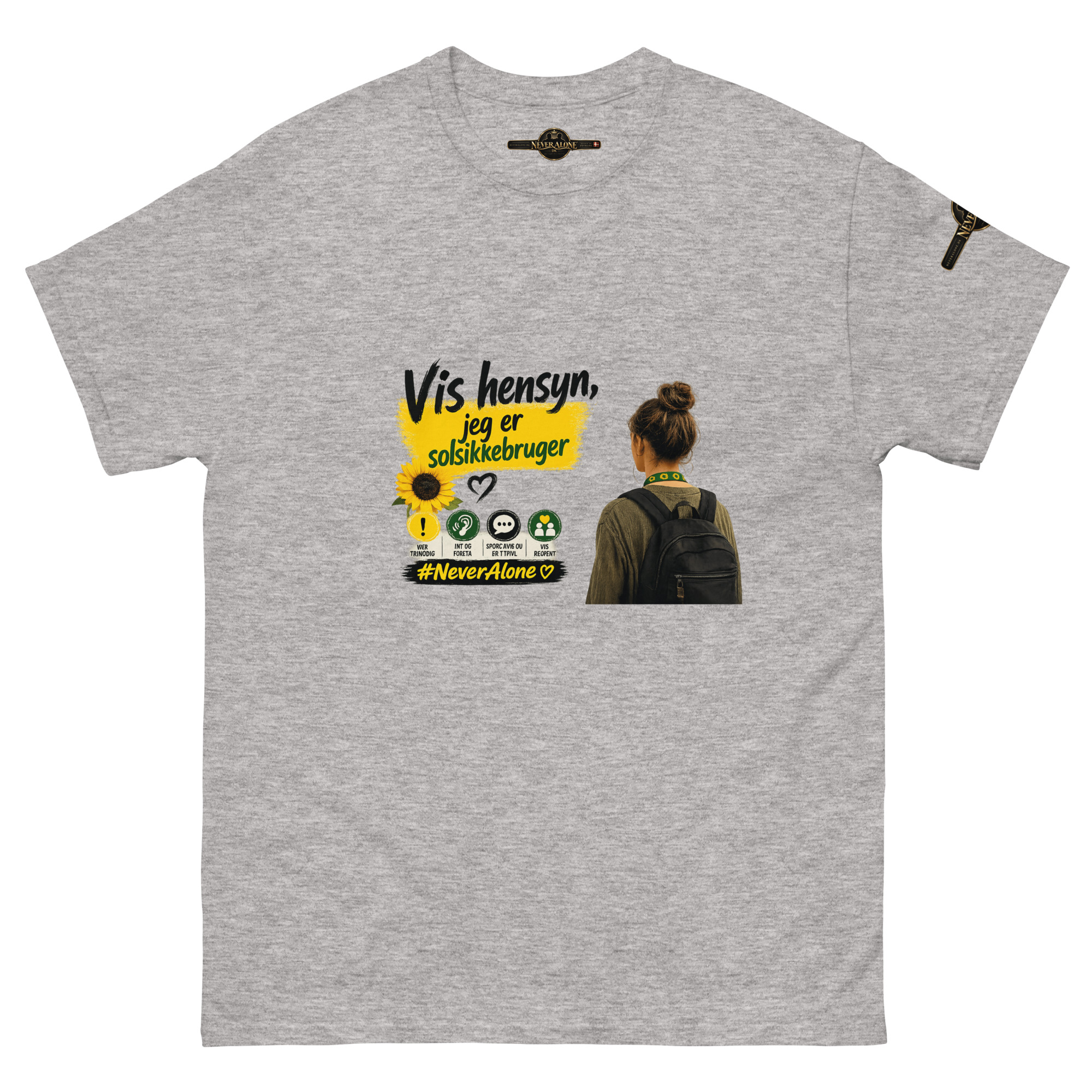 solsikkebruger t-shirt - Billede 18