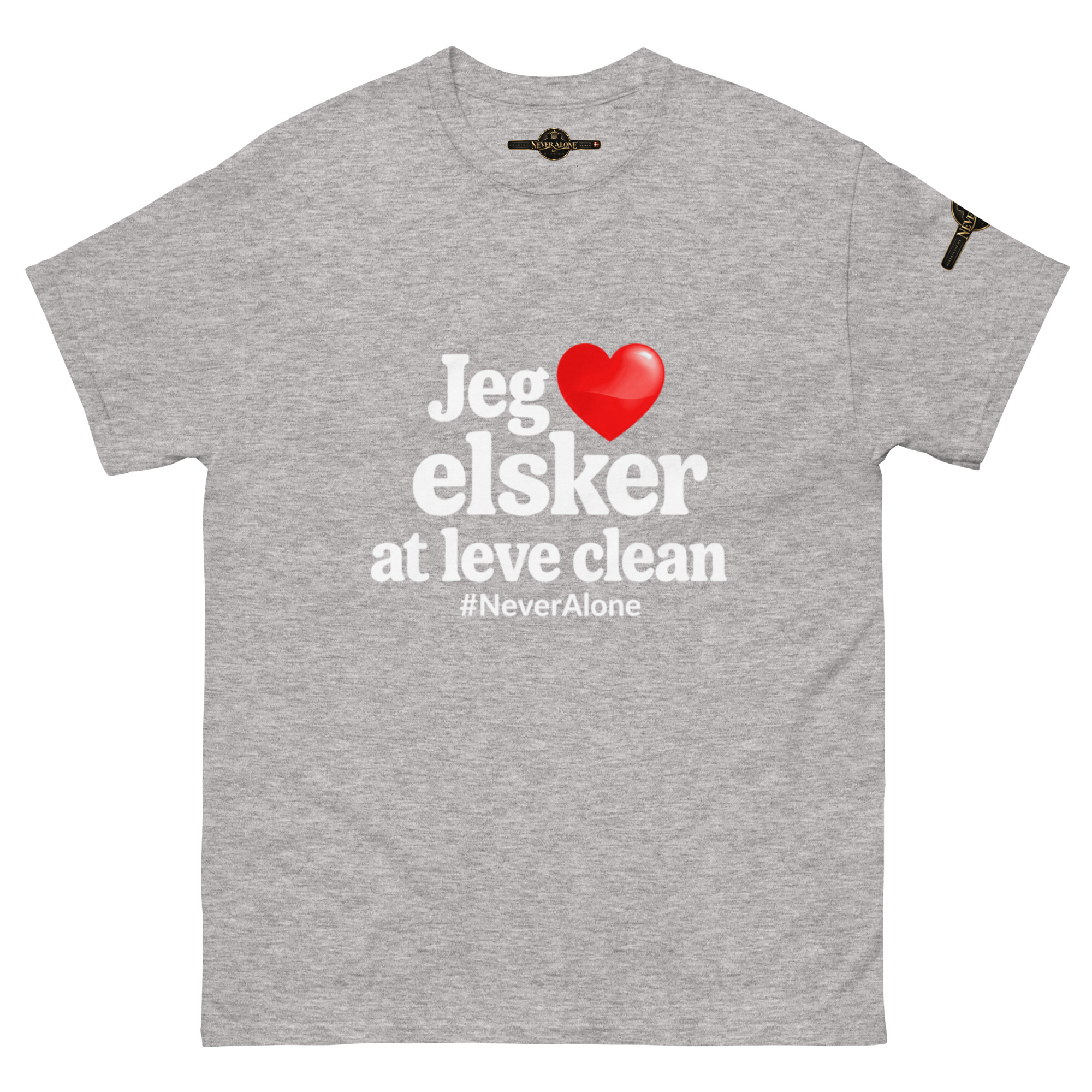 jeg elsker og leve clean t-shirt - Billede 16