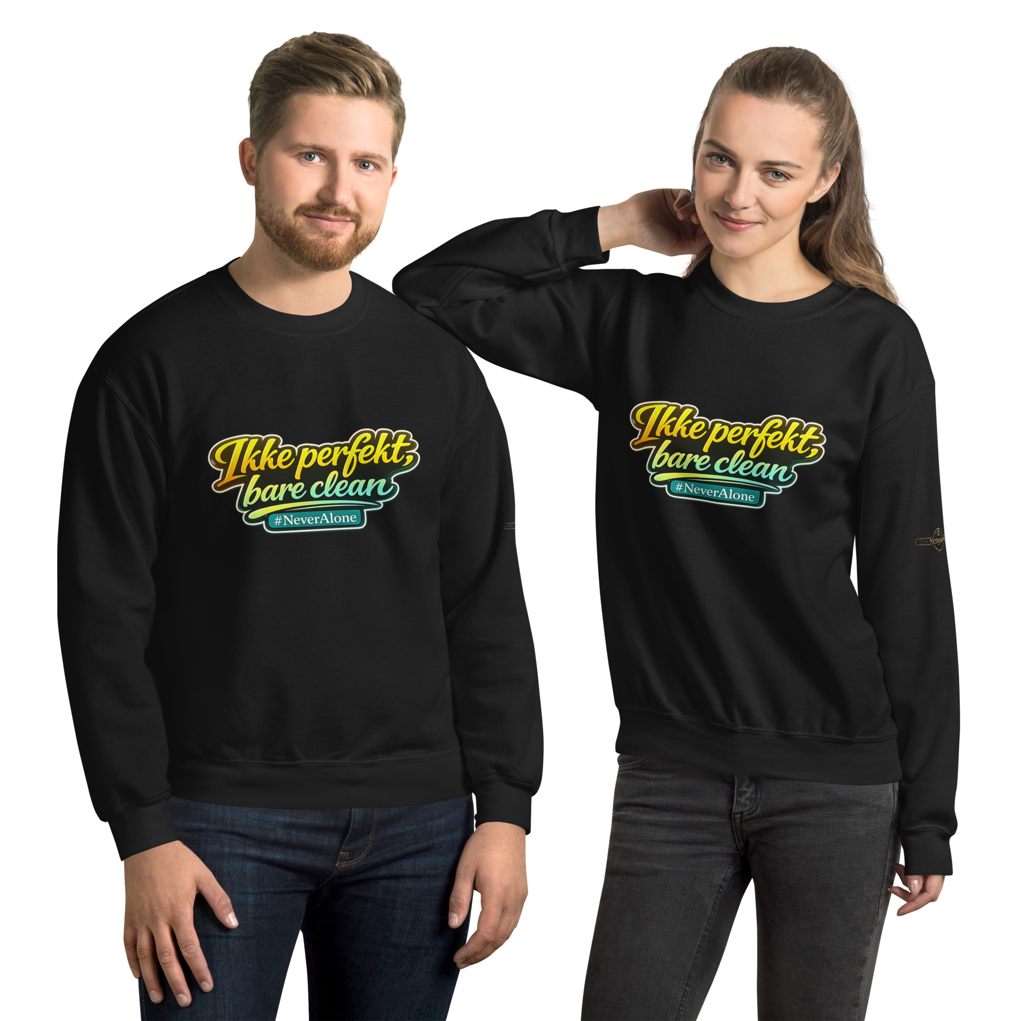 Ikke perfekt, bare clean Sweatshirt