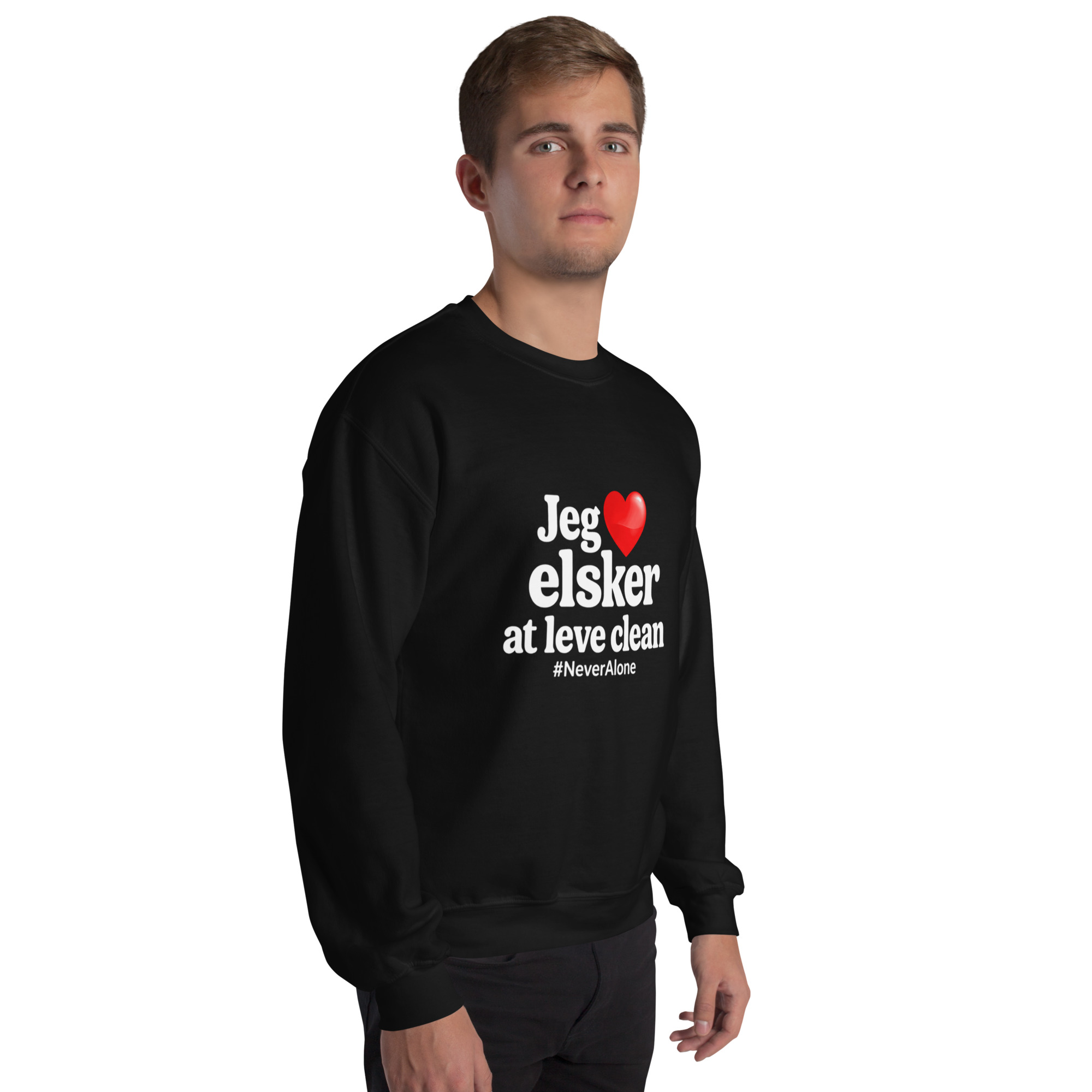 Jeg elsker Clean Sweatshirt