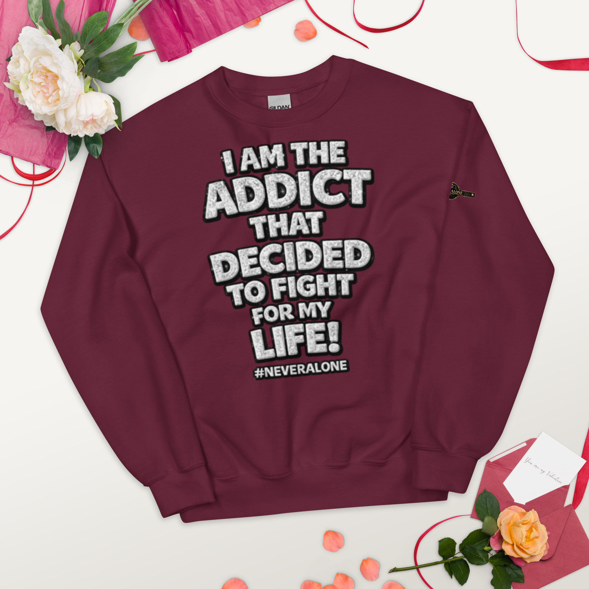 i am The addict Sweatshirt - Billede 6