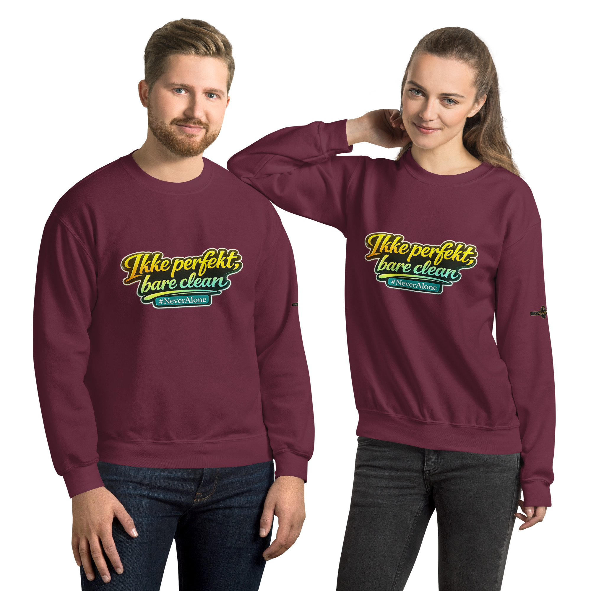 Ikke perfekt, bare clean Sweatshirt - Billede 2