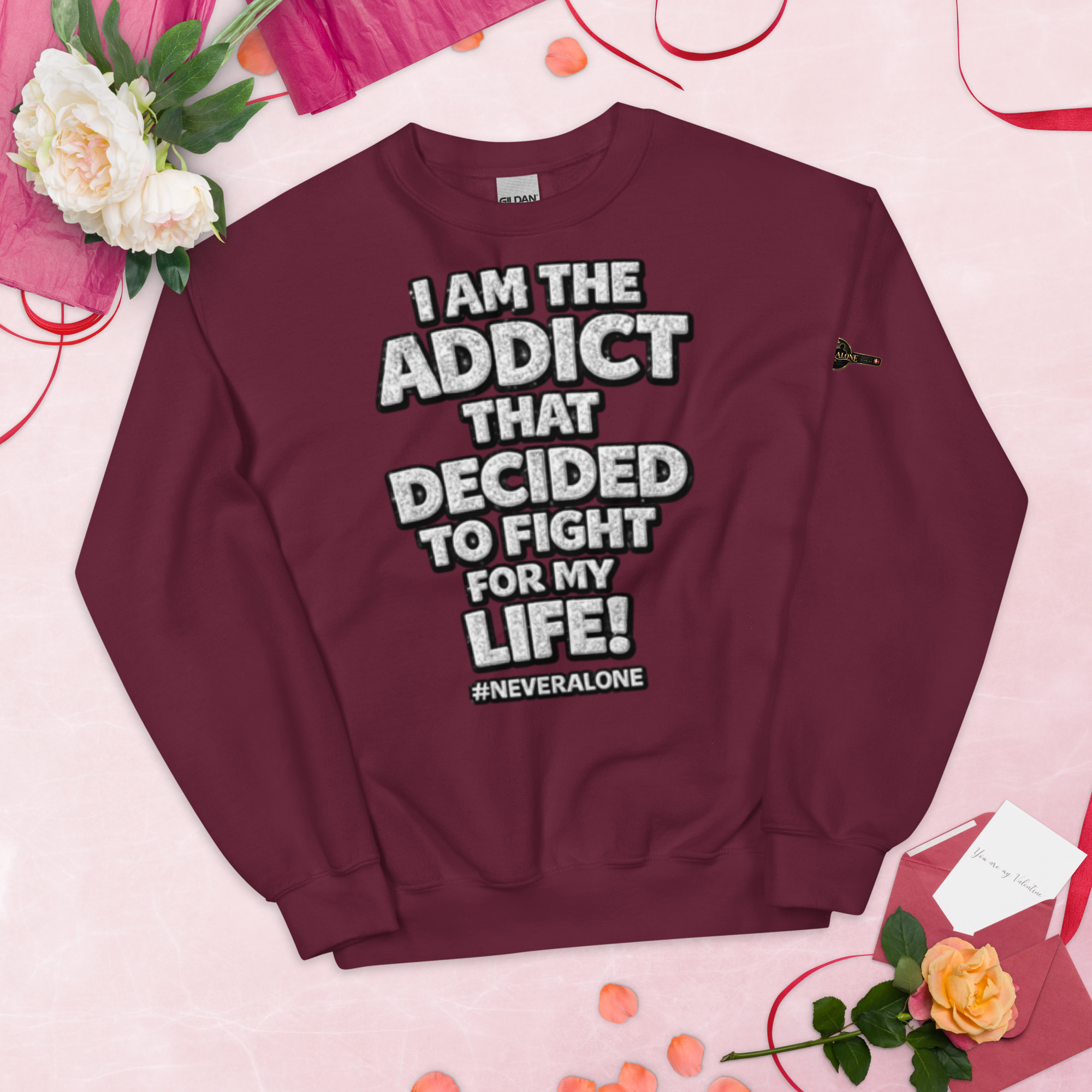 i am The addict Sweatshirt - Billede 5