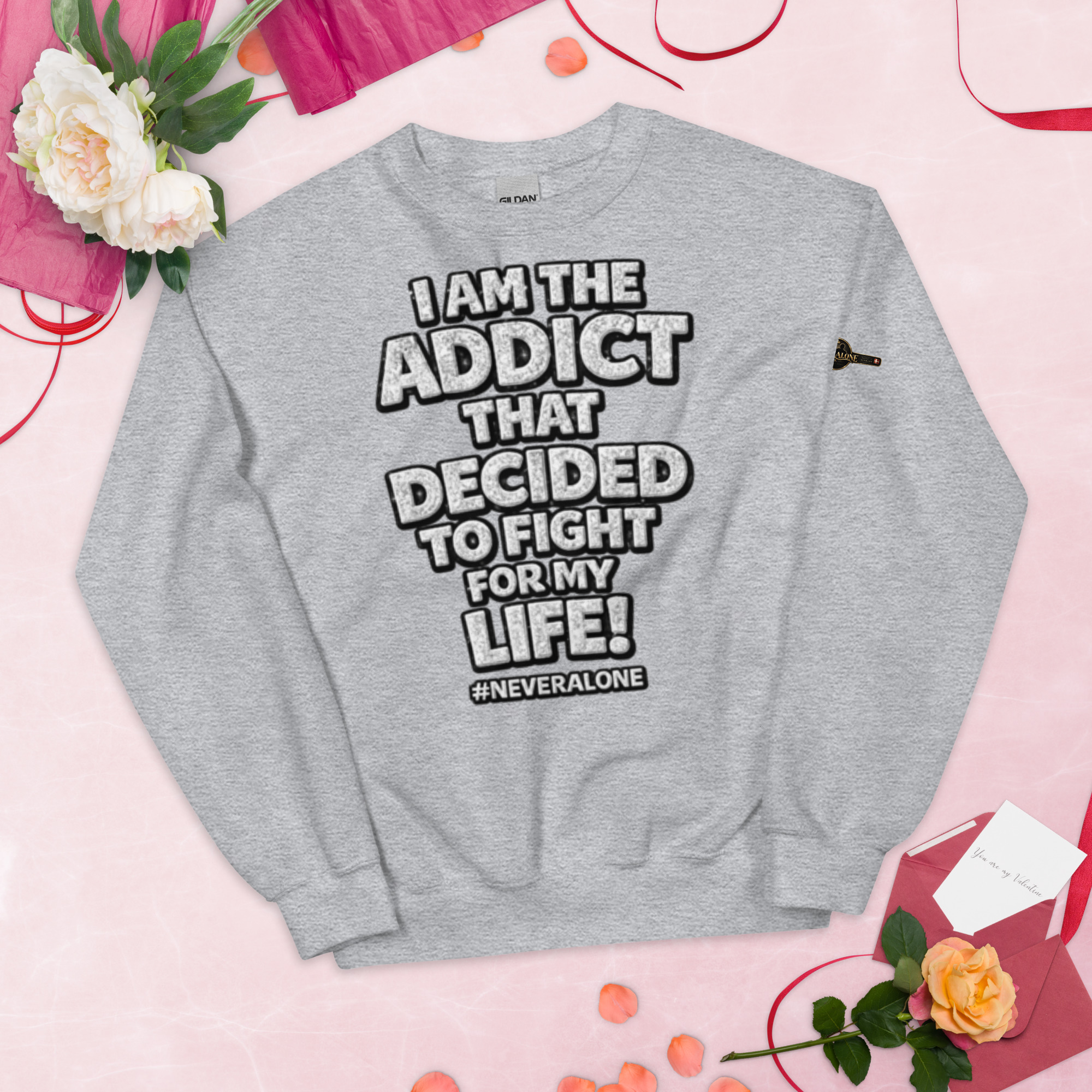 i am The addict Sweatshirt - Billede 25