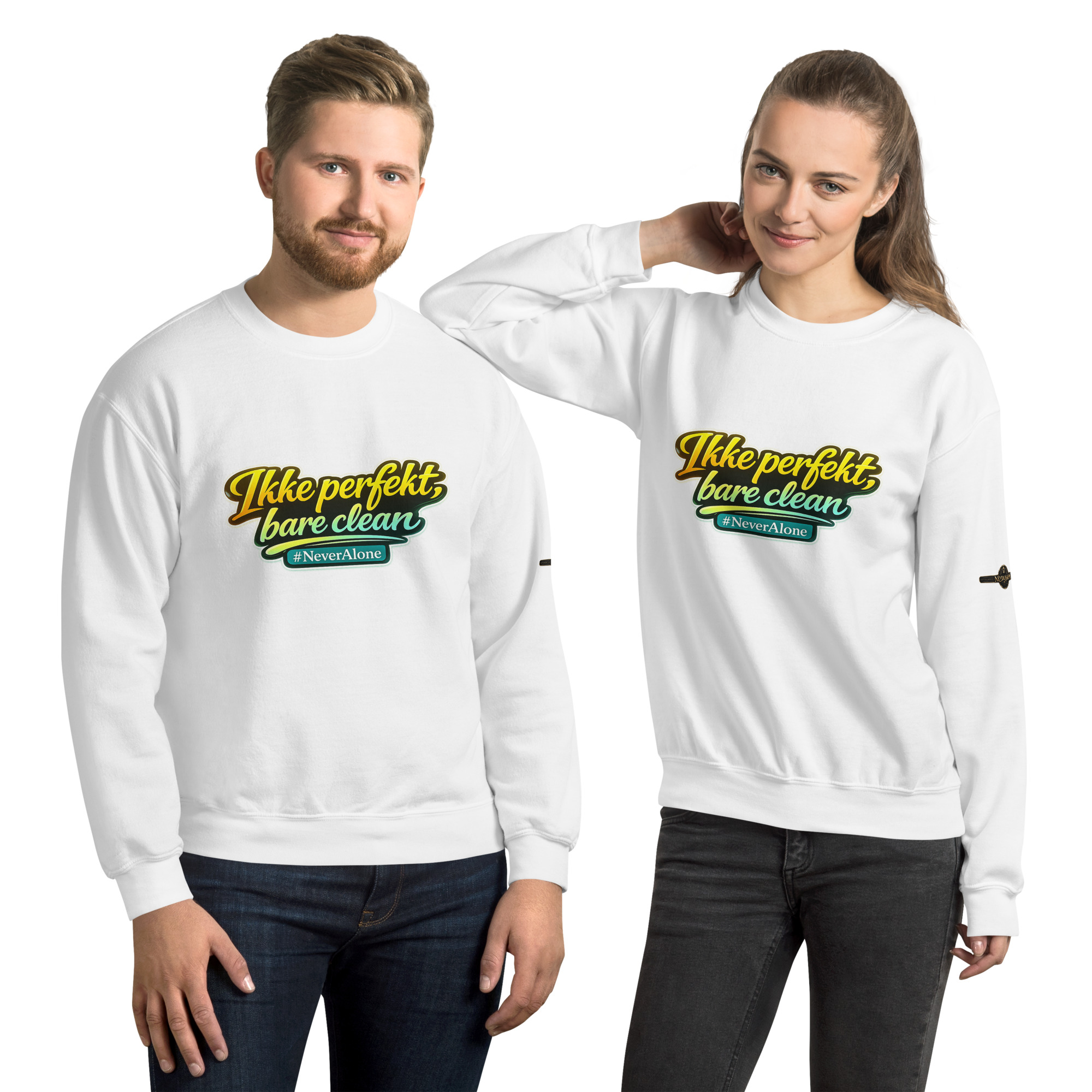 Ikke perfekt, bare clean Sweatshirt - Billede 8