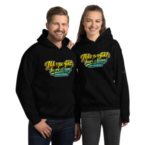 Ikke perfekt, bare clean Hoodie