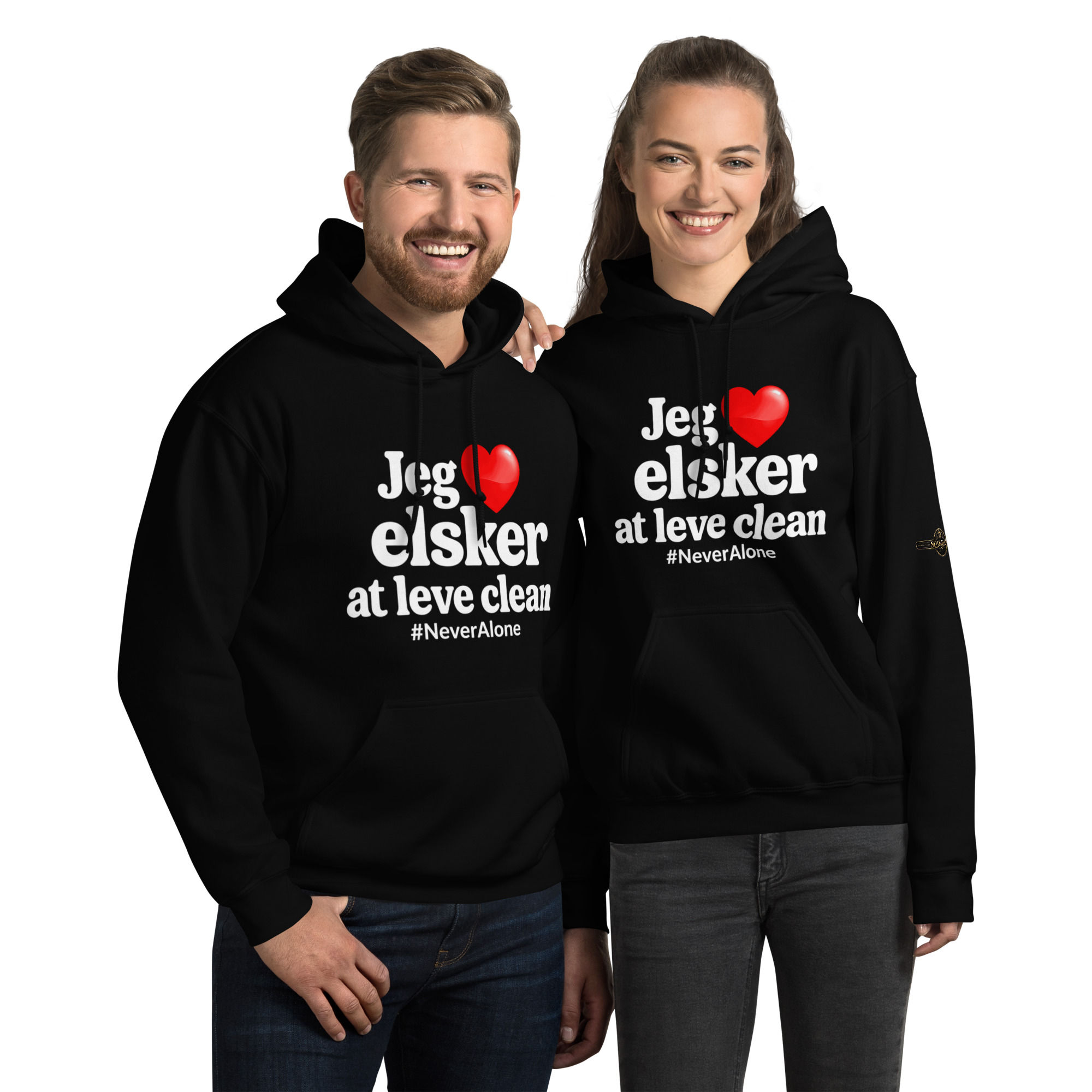 Jeg elsker Clean Hoodie