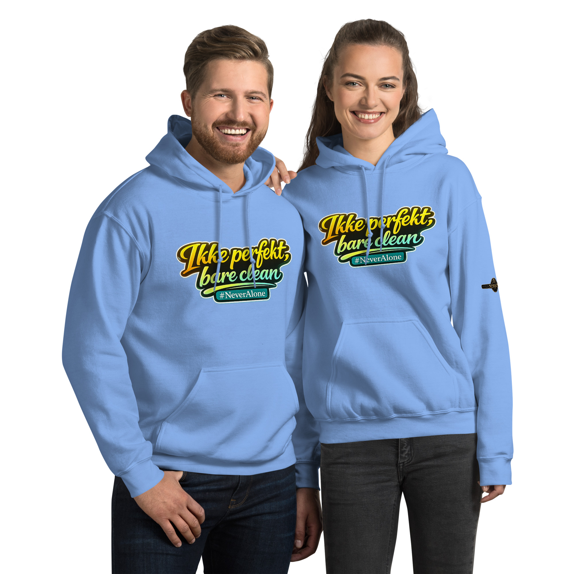Ikke perfekt, bare clean Hoodie - Billede 6