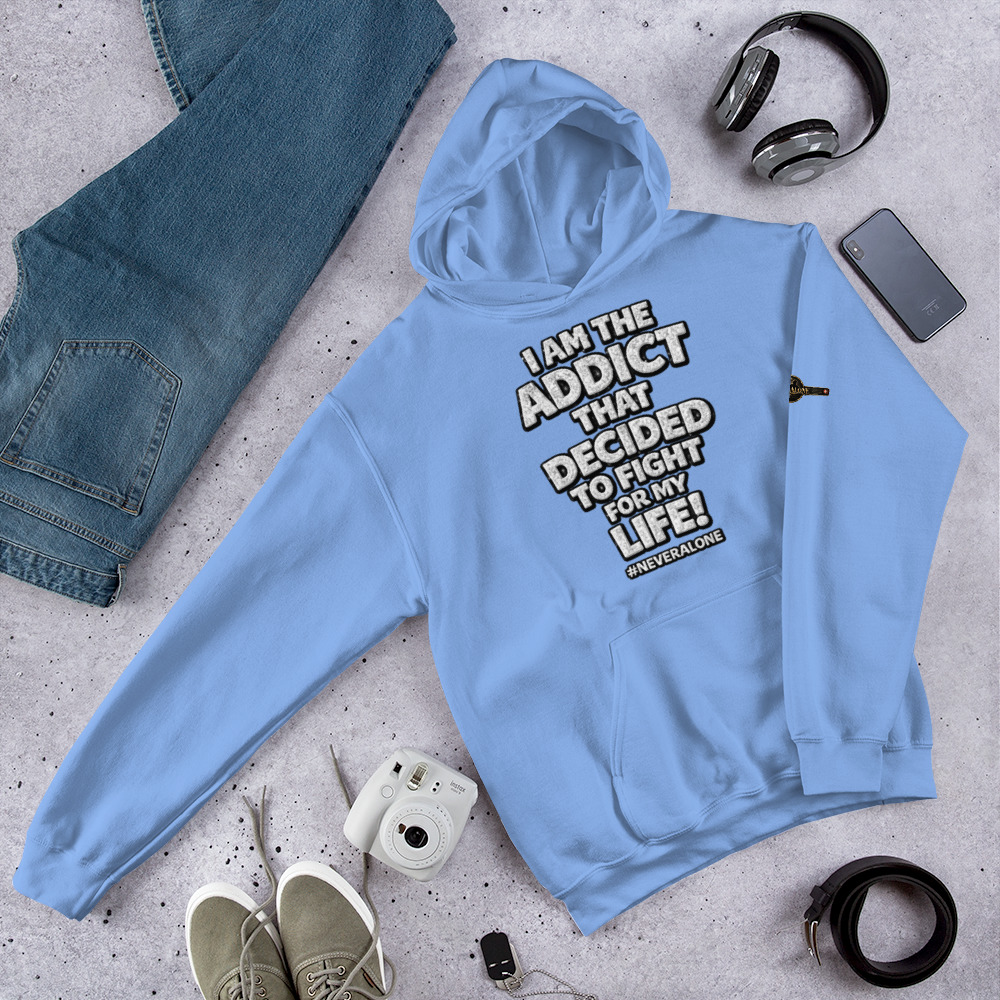 i am The addict Hoodie - Billede 7