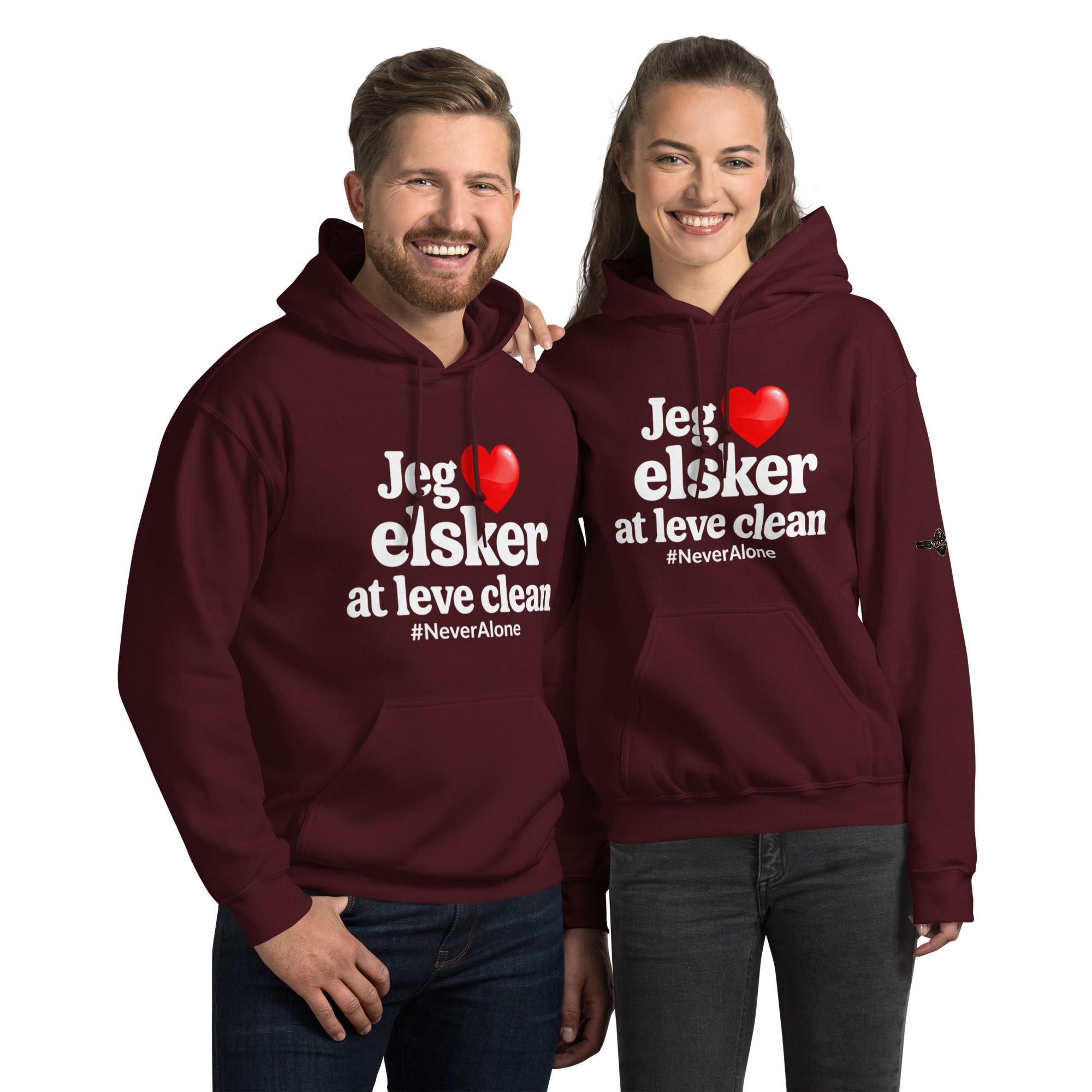 Jeg elsker Clean Hoodie - Billede 2