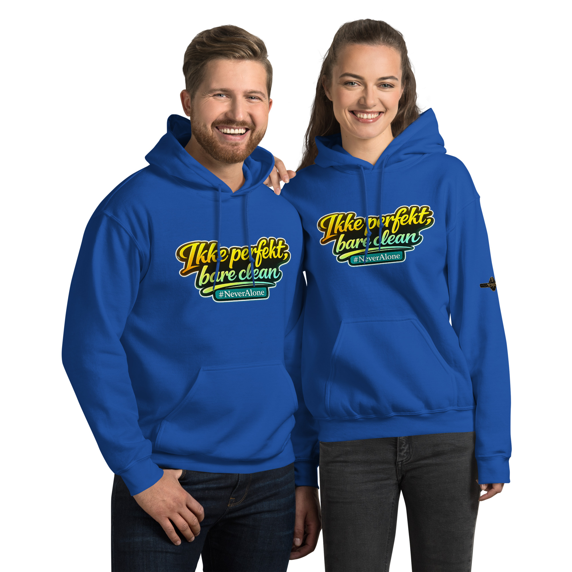 Ikke perfekt, bare clean Hoodie - Billede 4