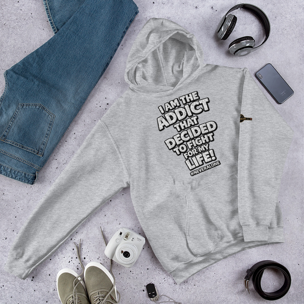 i am The addict Hoodie - Billede 6